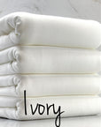 (FRENCH TERRY BRUSHED) IVORY