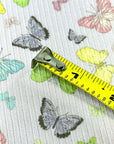 (4X2 YUMMY RIB) COLORFUL BUTTERFLIES ON LILAC