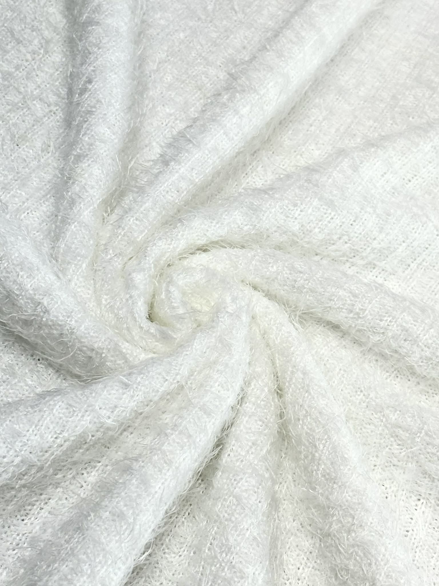 (MOHAIR RIB) IVORY