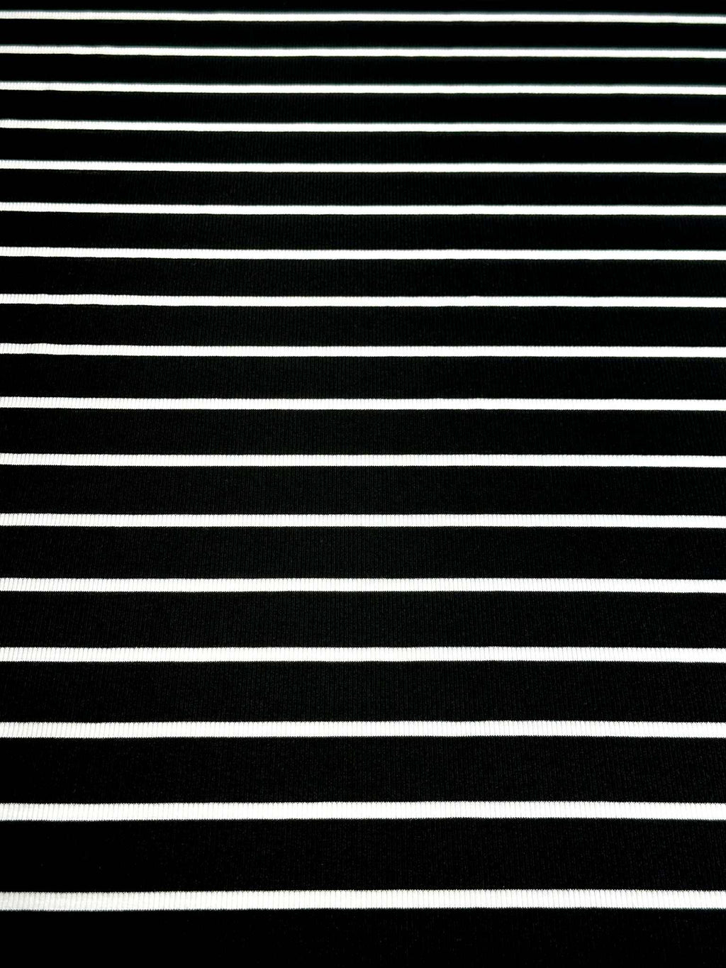 (2X1 RIB) OFF WHITE STRIPES ON BLACK
