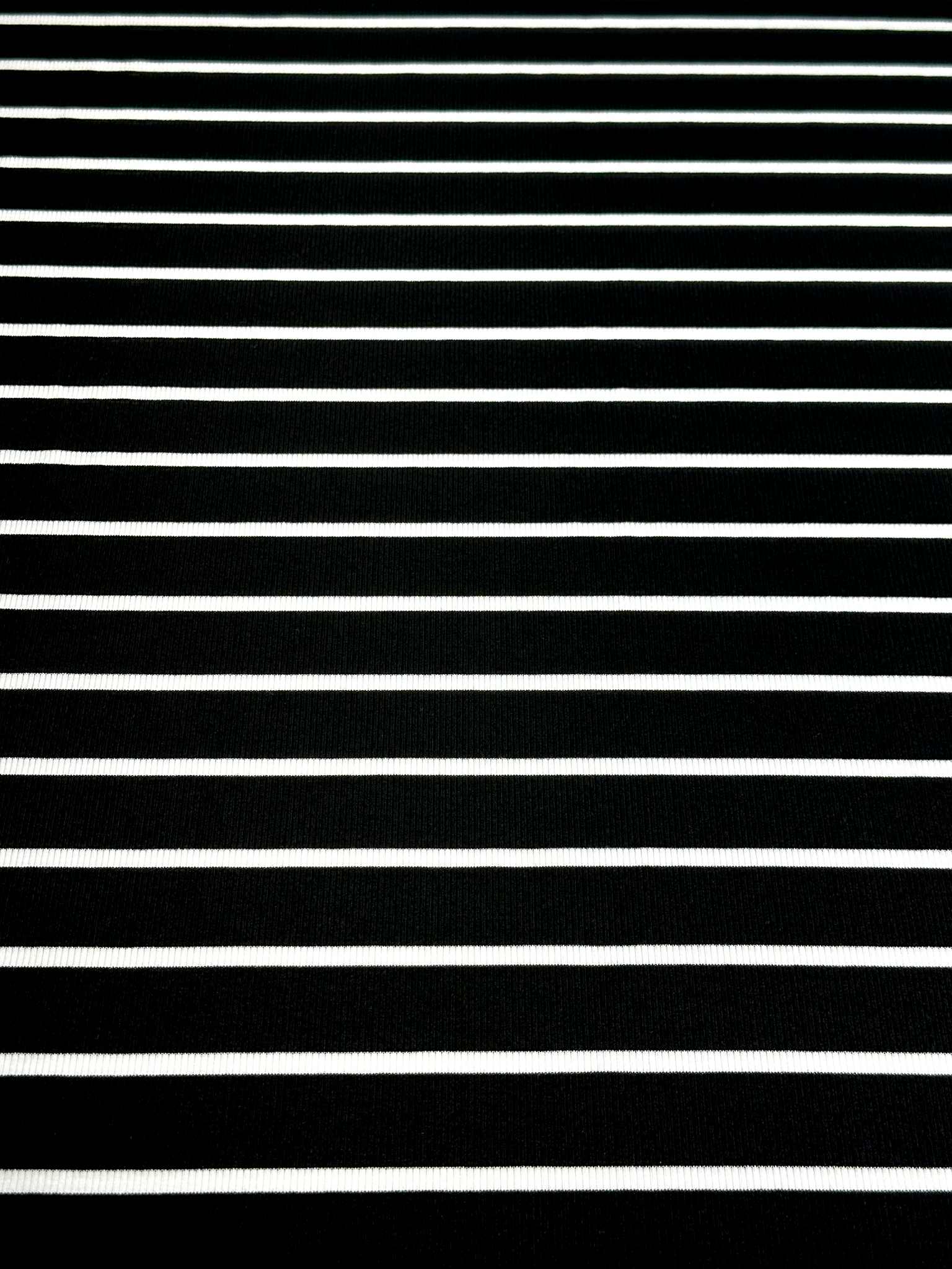 (2X1 RIB) OFF WHITE STRIPES ON BLACK
