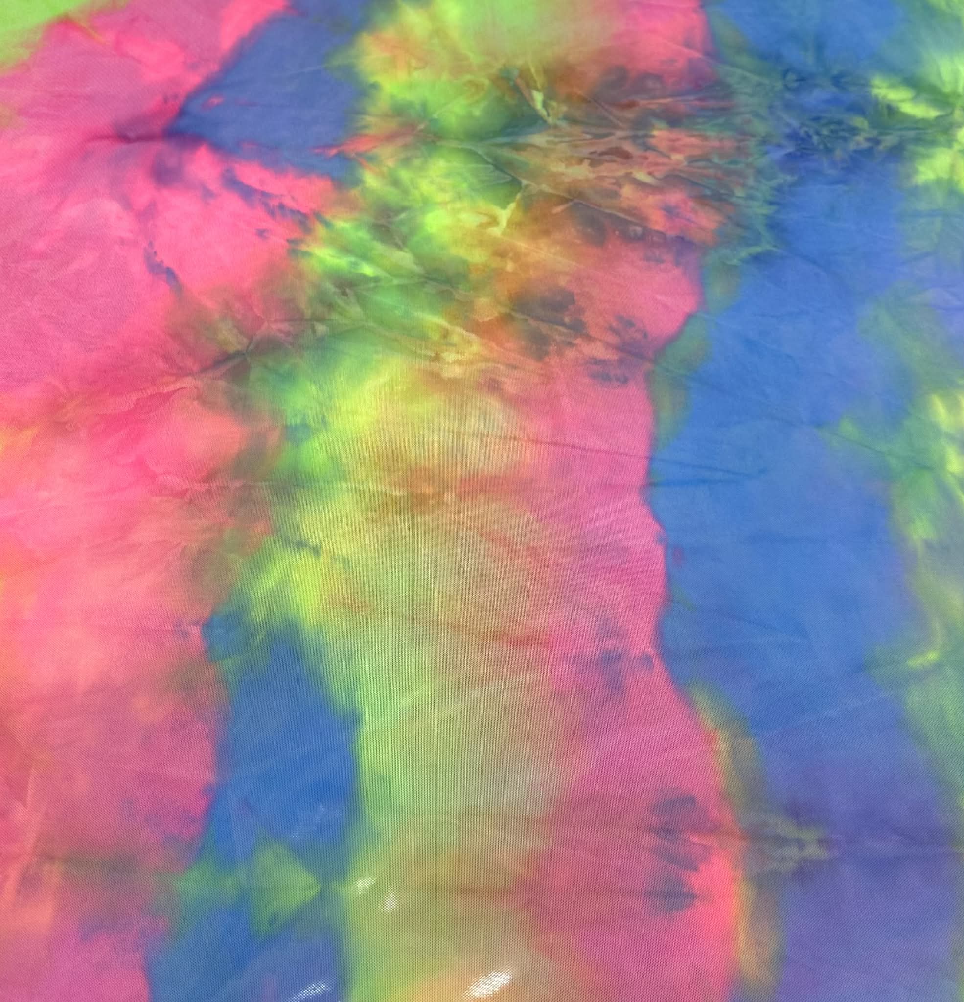 (MESH) RAINBOW TIE DYE