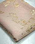 (WOVEN) GOLD FLORAL ON LIGHT MAUVE (1)