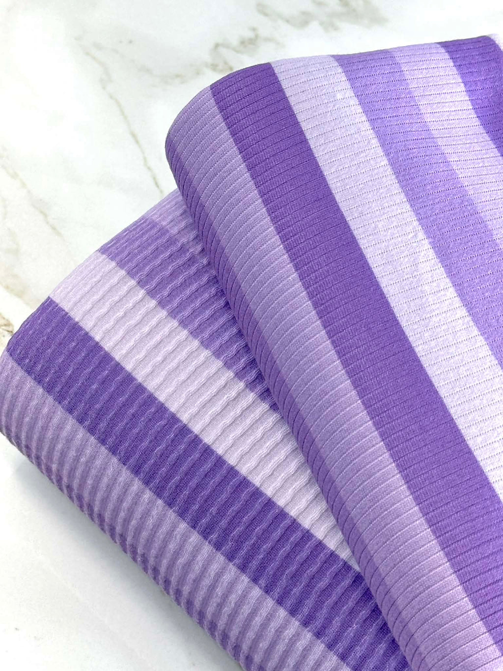 (URBAN RIB) LAVENDER, PURPLE, AND LILAC STRIPES