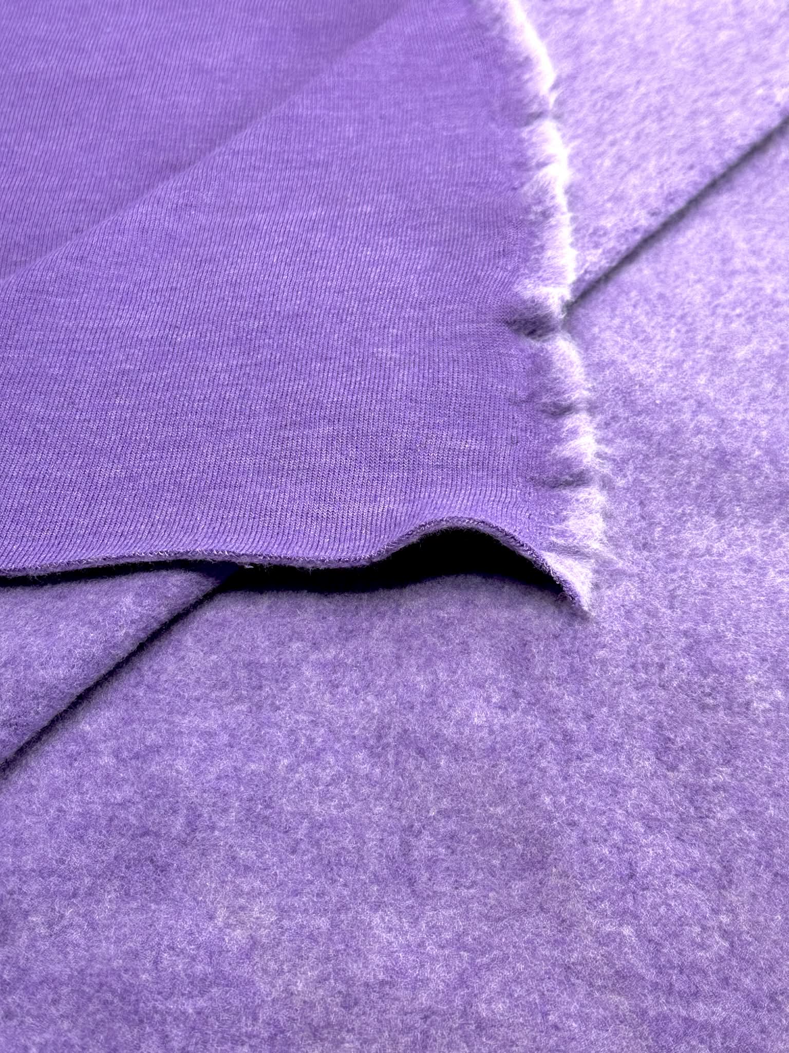 (FRENCH TERRY FLEECE) PURPLE