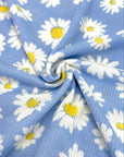 (THERMAL) WHITE DAISIES ON BLUE