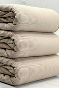 (COTTON SPANDEX RIB) TAUPE