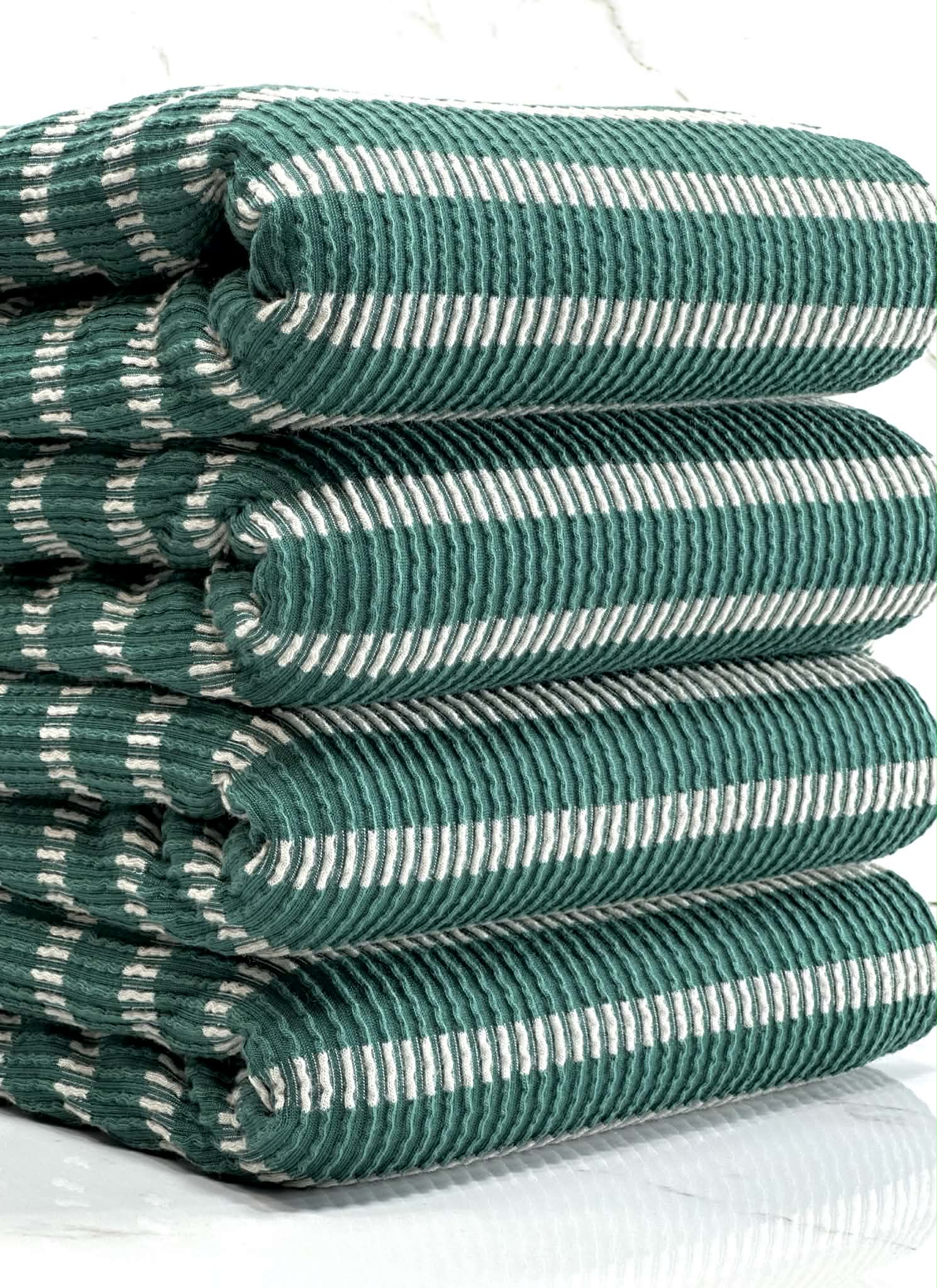 (URBAN RIB) STRIPES ON EMERALD