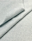 (CASHMERE SWEATER RIB) LIGHT BLUE