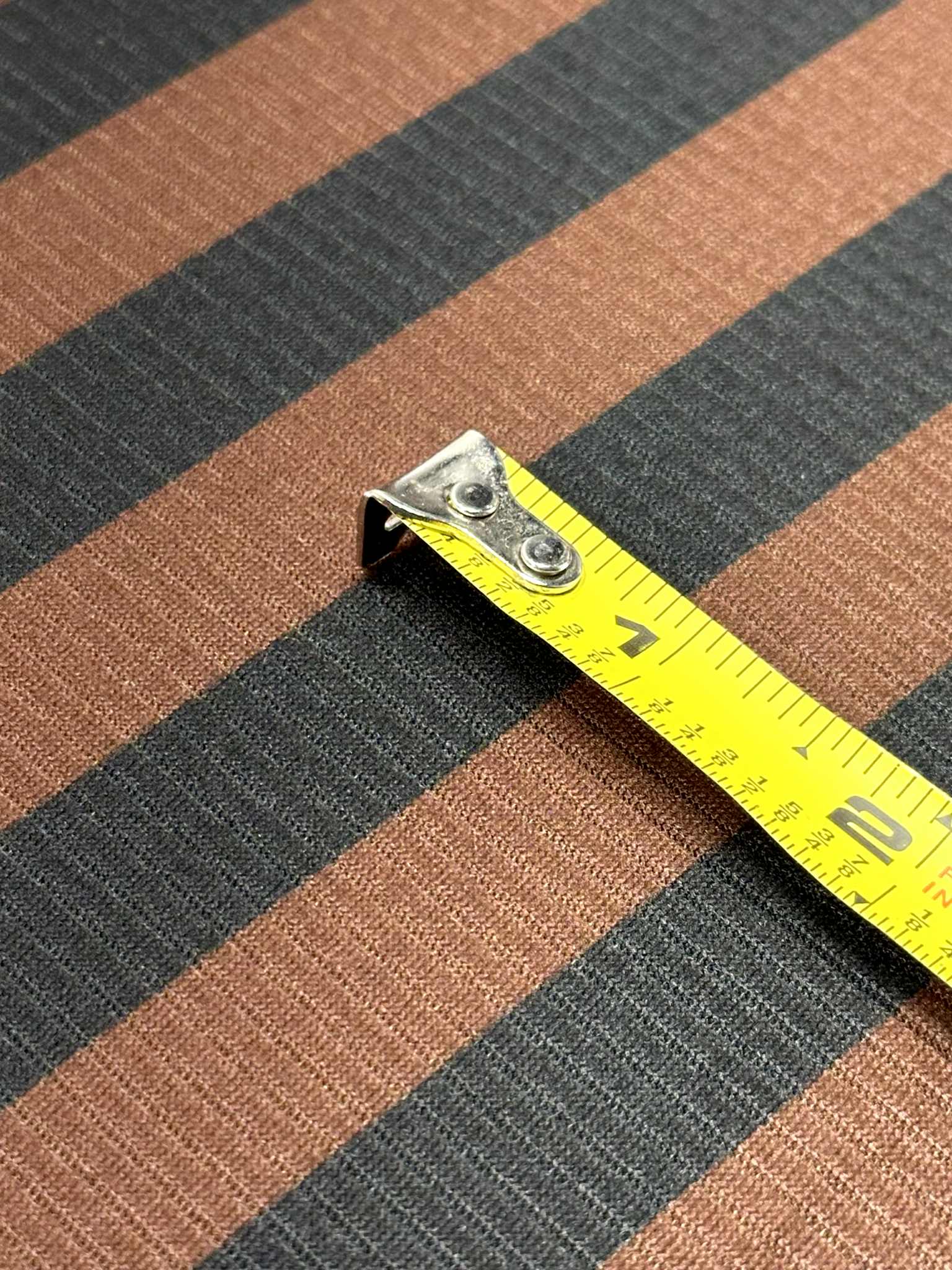 (4X2 RIB) BLACK AND BROWN STRIPES(4)