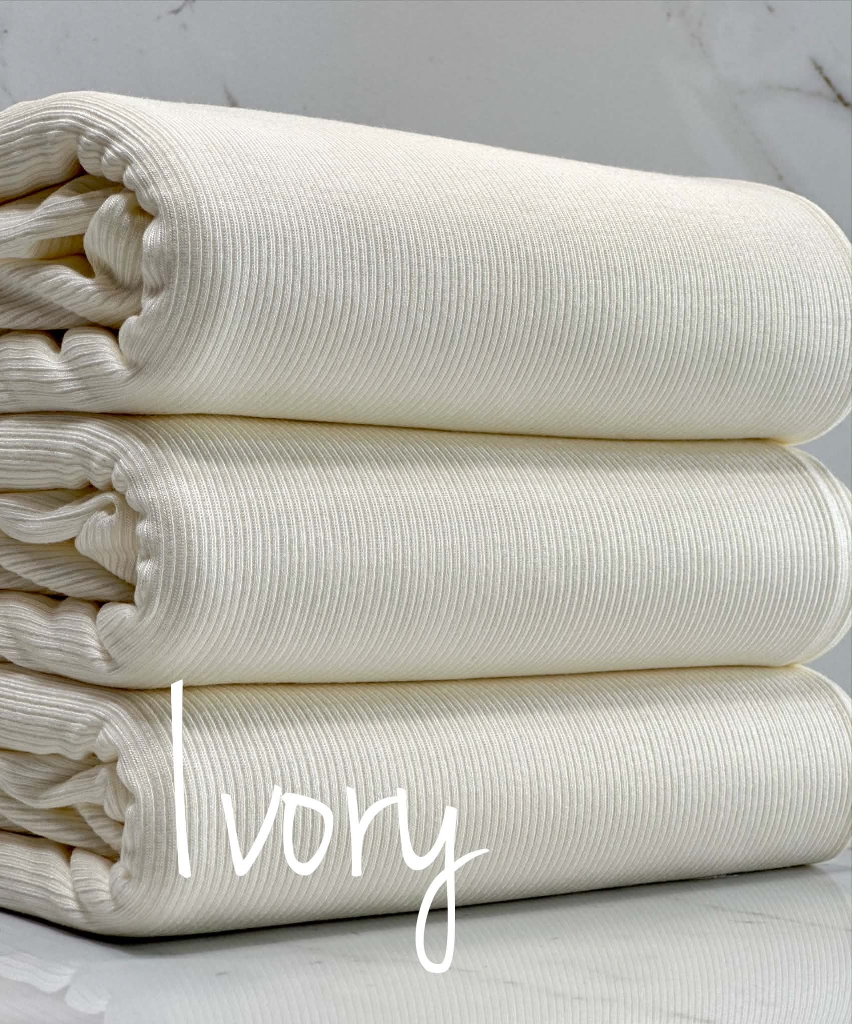 (2X1 RIB) IVORY