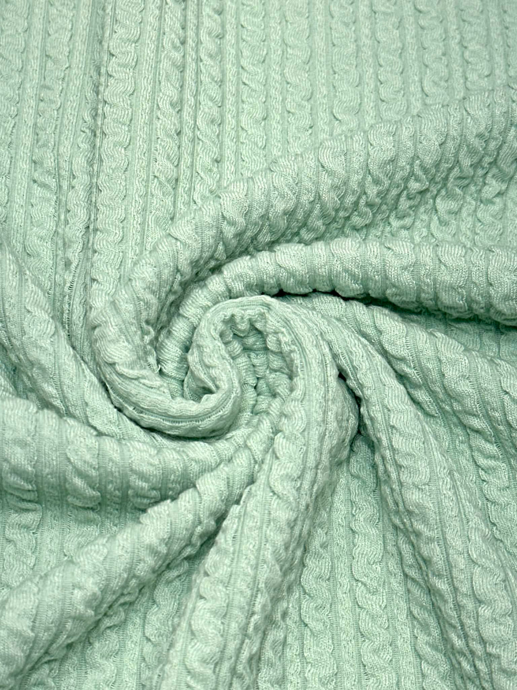 (GOLDEN RIB KNIT) BABY SAGE