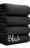 (4X2 COTTON RIB) BLACK