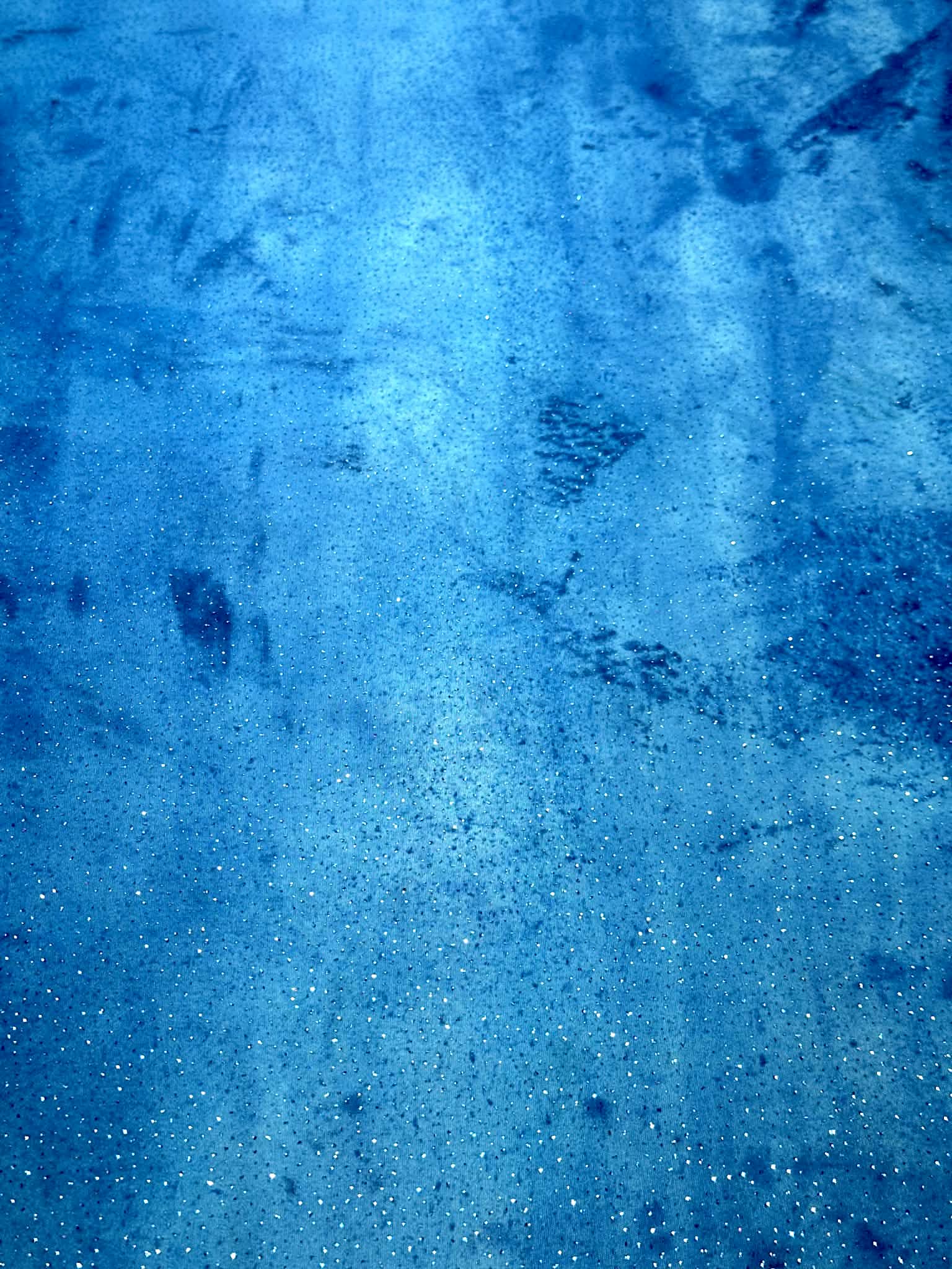 (MESH) BLUE GLITTER TIE DYE