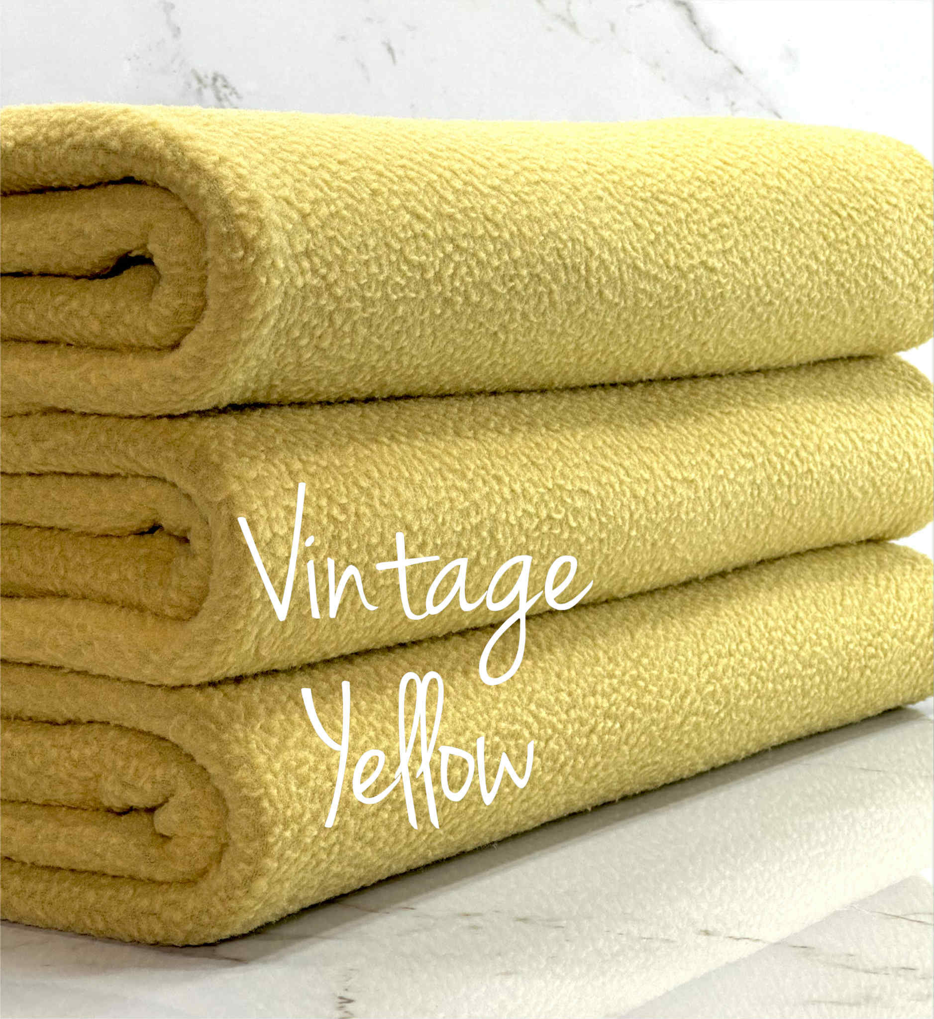 (SHERPA TEDDY) VINTAGE YELLOW