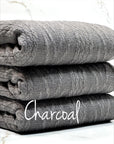 (CABLE KNIT) CHARCOAL