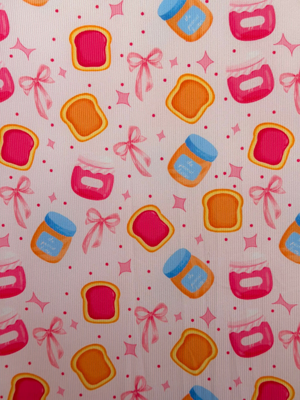 (2X2 YUMMY RIB) PEANUT BUTTER, JELLY AND BOWS
