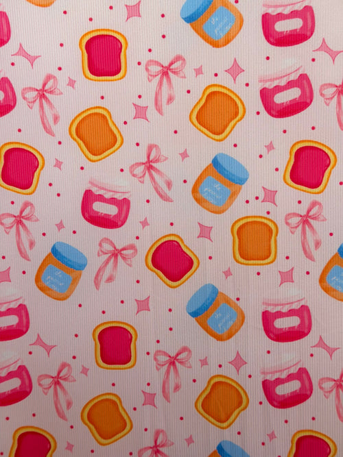 (2X2 YUMMY RIB) PEANUT BUTTER, JELLY AND BOWS