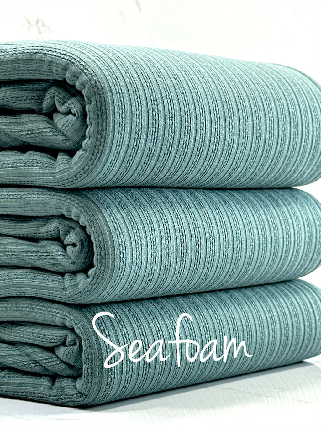 (POINTELLE RIB) SEAFOAM