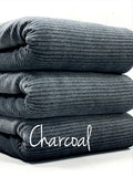 (VELVET RIB) CHARCOAL