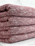 (WAFFLE BRUSHED) 2-TONE BURGUNDY