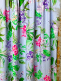 (SWIM RIB) FLOWER GARDEN ON LIGHT LILAC