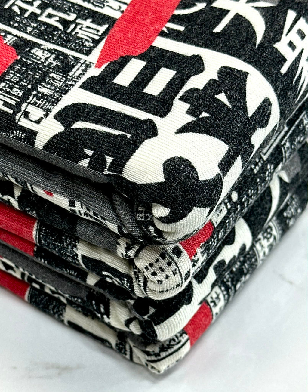 (SWEATER KNIT) NEWSPAPER PRINT