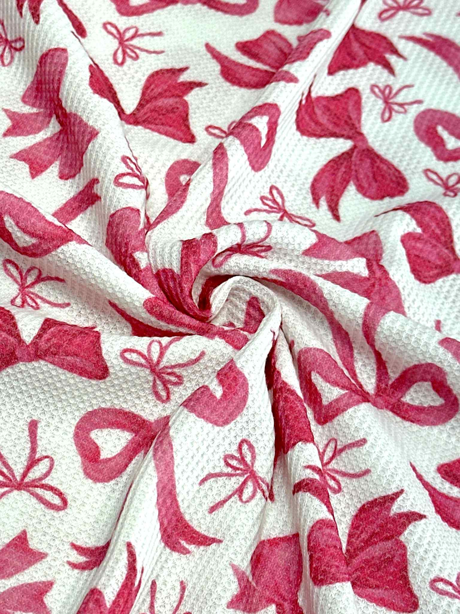 (THERMAL) PINK BOWS ON OFF WHITE(2)