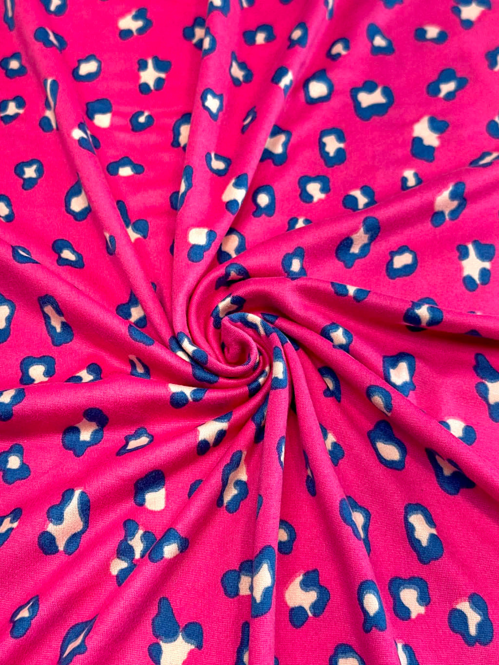 (DBP) TEAL CHEETAH ON FUCHSIA