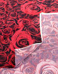 (DOUBLE MESH) RED ROSES