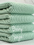 (GOLDEN RIB KNIT) BABY SAGE
