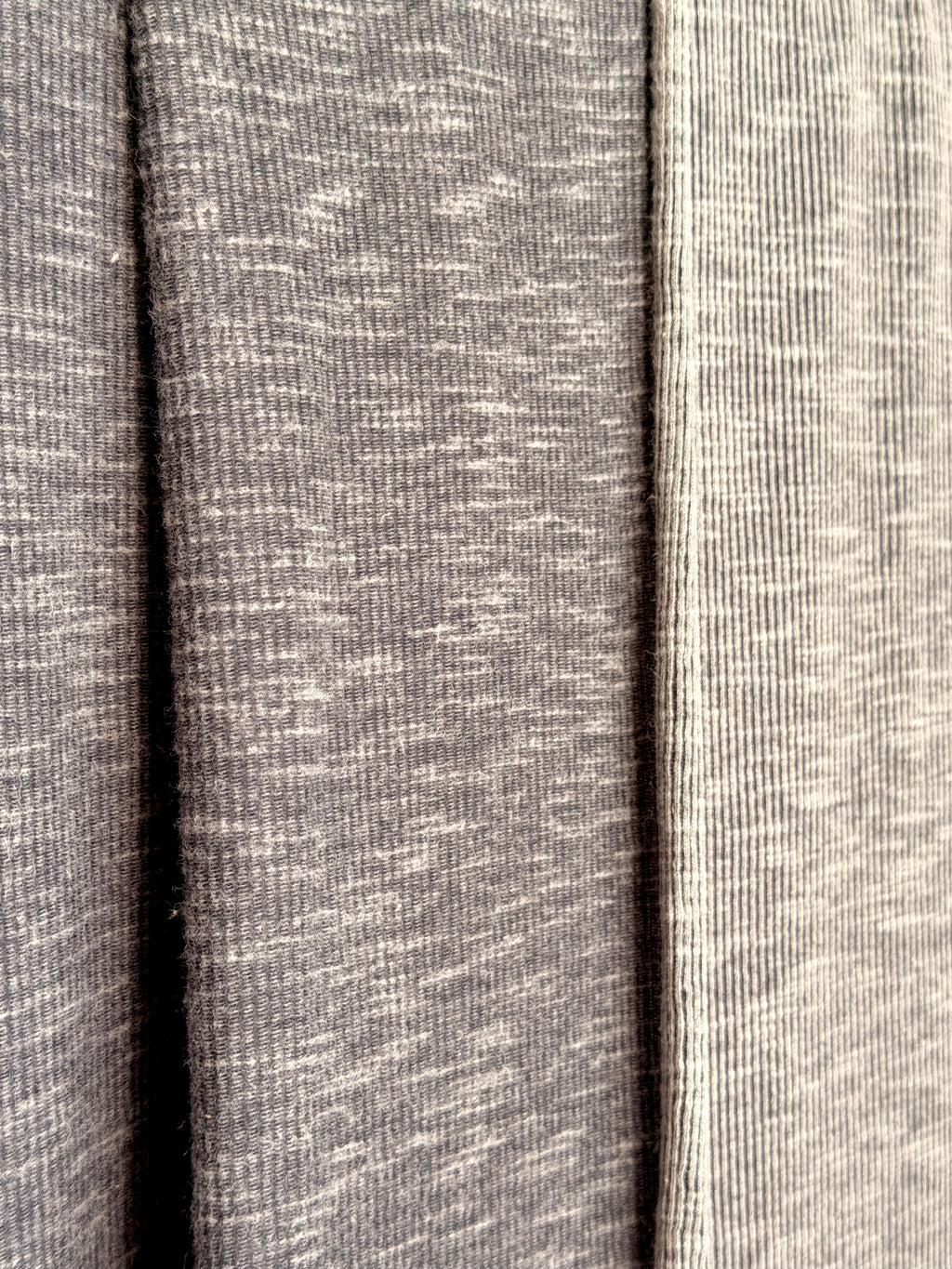 (JACQUARD RIB BRUSHED) 2-TONE CHARCOAL