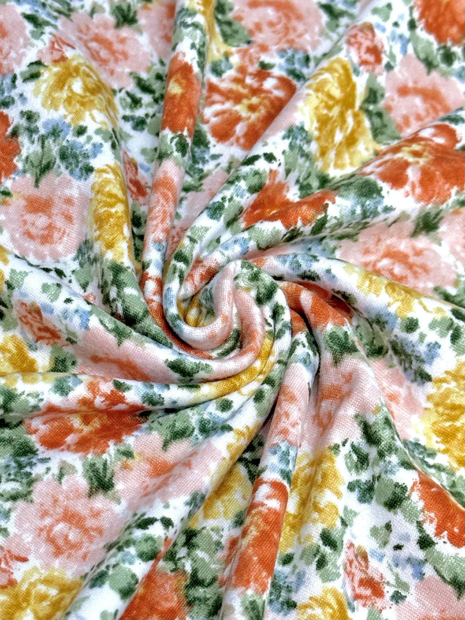 (DBP) YELLOW, BLUSH, AND RUST FLOWERS ON OFF WHITE (1)