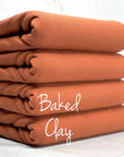 (2X2 SUPER COTTON FEEL RIB) BAKED CLAY
