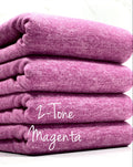 (BRUSHED SWEATER KNIT) 2-TONE MAGENTA (2)