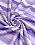 (URBAN RIB) LAVENDER, PURPLE, AND LILAC STRIPES