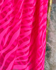 (MESH) NEON PINK ZEBRA
