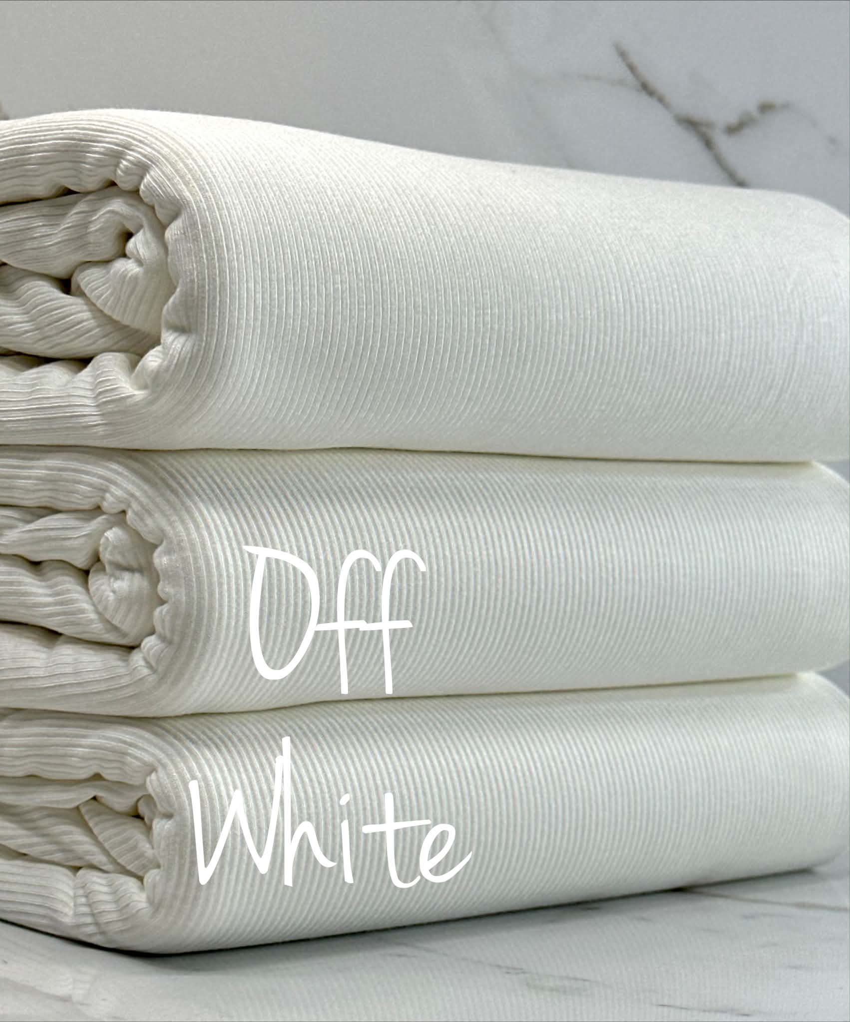 (2X1 RIB) OFF WHITE