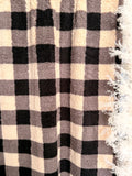 (SHERPA) TAUPE, MOCHA AND BLACK BUFFALO PLAID