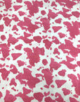 (RAYON MODAL) FUSCHIA COW PRINT