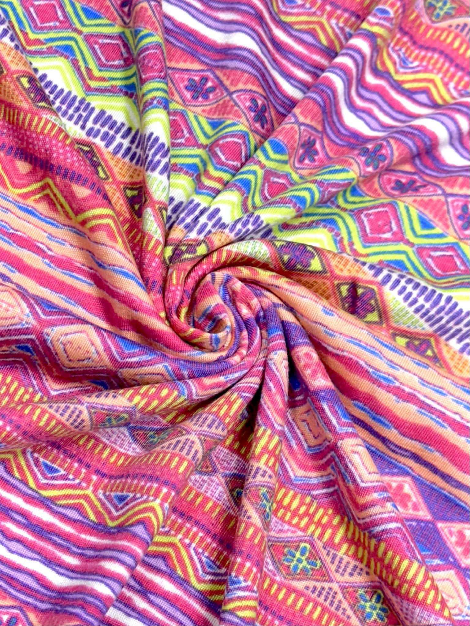 (KNIT) MULTICOLOR BOHO PRINT