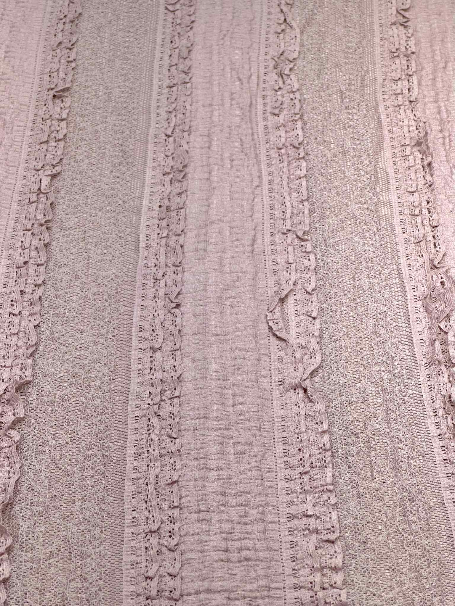 (SMALL RUFFLE LACE) LIGHT MAUVE