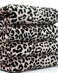 (URBAN RIB) BLACK LEOPARD ON MOCHA