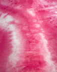 (DBP) HOT PINK AND WHITE TIE DYE