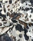 (MESH) COW PRINT ON CREAM