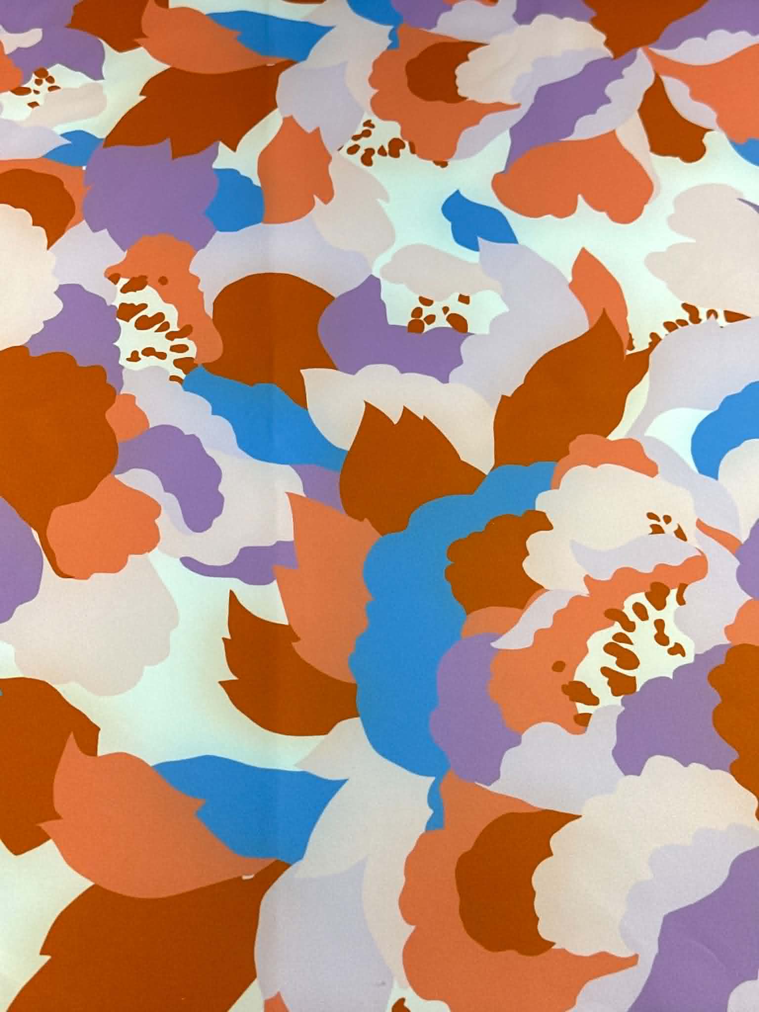 (SWIM) CORAL AND LAVENDER BLOOM