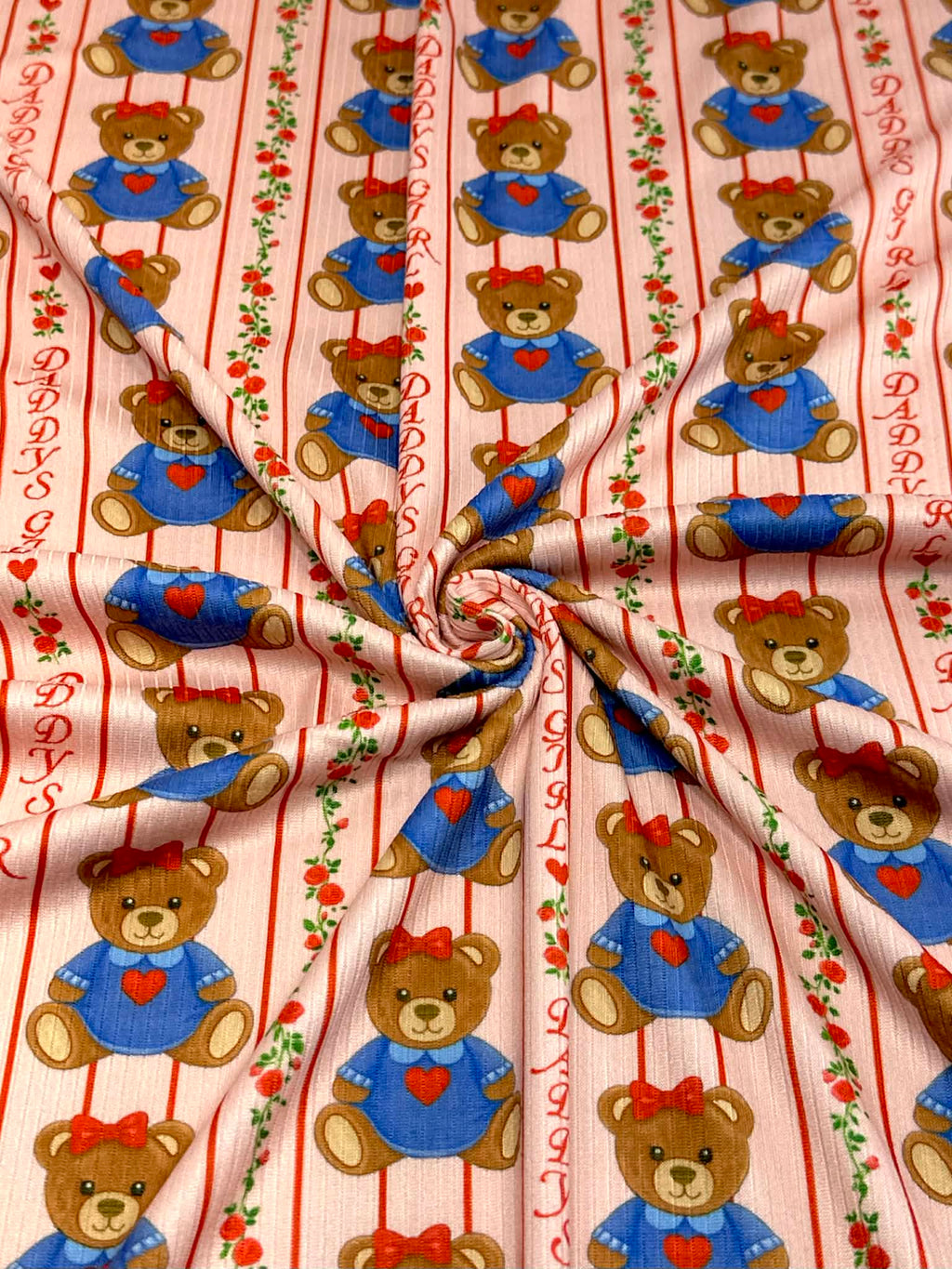 (4X2 YUMMY RIB) DADDYS GIRL TEDDY BEARS