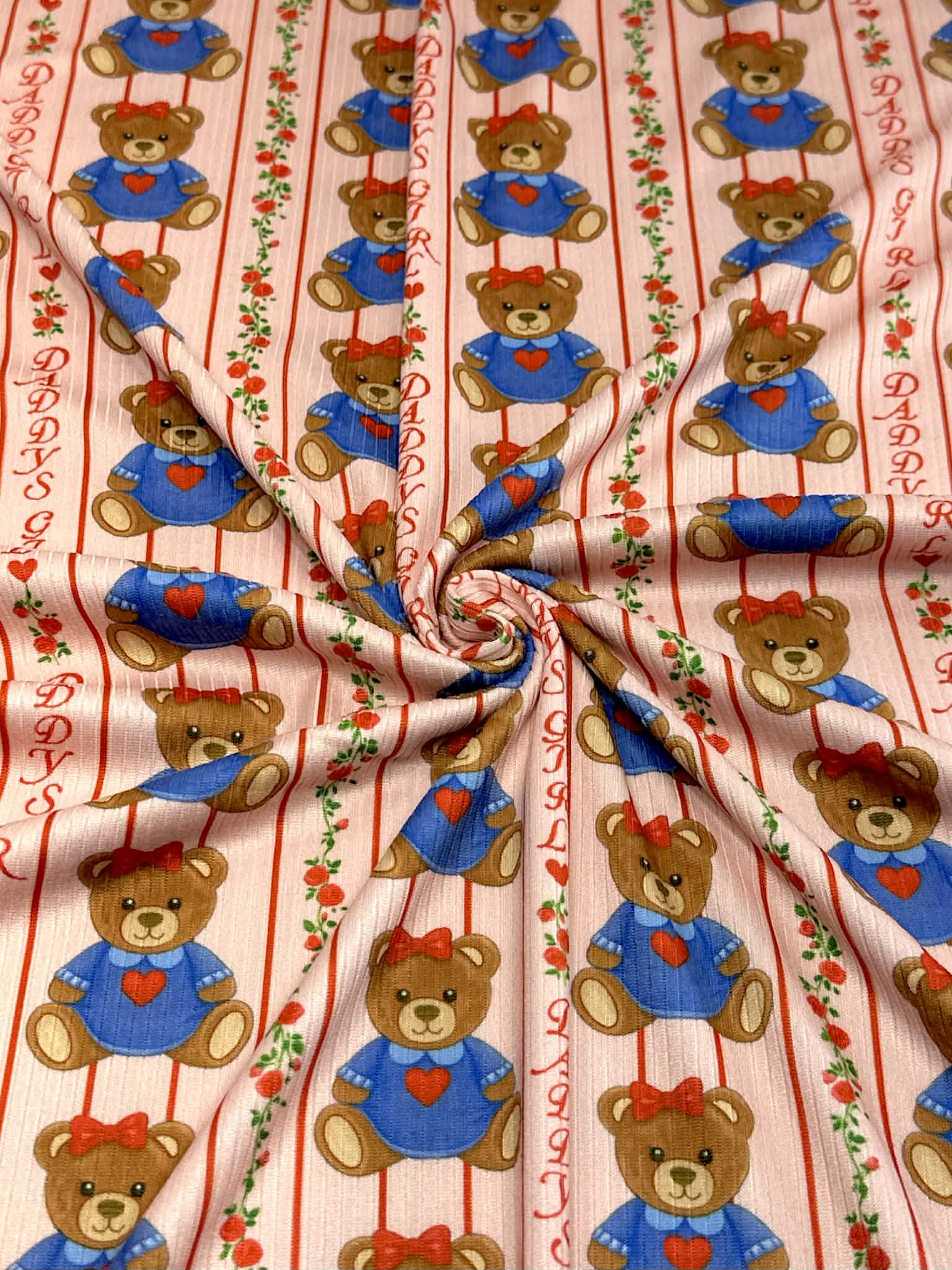 (4X2 YUMMY RIB) DADDYS GIRL TEDDY BEARS