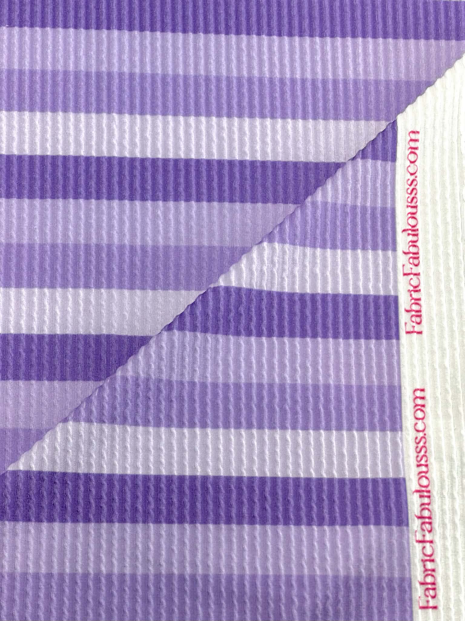 (URBAN RIB) LAVENDER, PURPLE, AND LILAC STRIPES