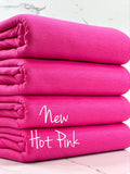 (FRENCH TERRY) NEW HOT PINK